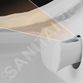 Villeroy & Boch ViClean - Bidet électronique avec céramique, Rimless, CeramicPlus, SoftClosing, Pure Black V0E100R7