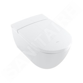 Villeroy & Boch ViClean - WC lavant, Rimless, CeramicPlus, SoftClosing, blanc alpin V0E200R1