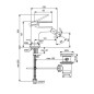 Ideal Standard Cerafine Nuovo - Mitigeur bidet avec bec, noir soyeux BD775XG