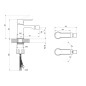 Ravak Robinetterie - Mitigeur de bidet, noir X070493