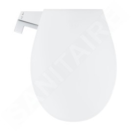 Grohe Bau Ceramic - Abattant lavant à commande manuelle, softclose, blanc alpin 39648SH0