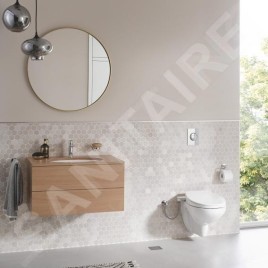 Grohe Bau Ceramic - Abattant lavant à commande manuelle, softclose, blanc alpin 39648SH0