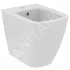Ideal Standard i.Life S - Bidet à poser, 355x480 mm, avec trop-plein, trou pour robinetterie, blanc T459501