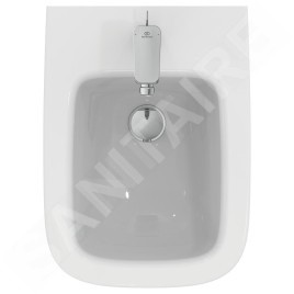 Ideal Standard i.Life S - Bidet à poser, 355x480 mm, avec trop-plein, trou pour robinetterie, blanc T459501
