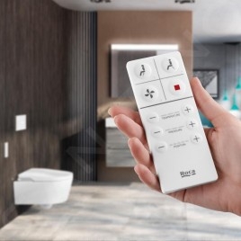 Roca Inspira - Bidet électronique In-Wash avec la céramique, Rimless, SlowClose, blanc A803060001
