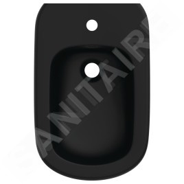 Ideal Standard Tesi - Bidet à poser, 1 trou pour robinetterie, noir T3540V3
