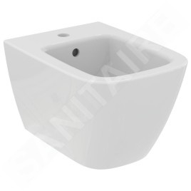 Ideal Standard i.Life S - Bidet suspendu, 355x480 mm, avec trop-plein, trou pour robinetterie, blanc T459301