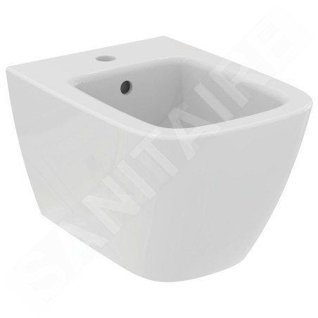 Ideal Standard i.Life S - Bidet suspendu, 355x480 mm, avec trop-plein, trou pour robinetterie, blanc T459301