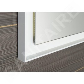 Sapho Flut - Miroir Flut avec éclairage LED 900x700 mm, blanc FT090