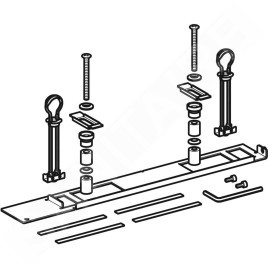 Geberit Accessoires - Kit de plaque d'adaptation pour AquaClean 5000plus /5000 240.495.00.1