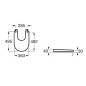 Roca Meridian - Couvercle de bidet, blanc A8062A000B