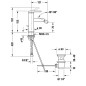Duravit C.1 - Mitigeur de bidet avec vidage, chrome C12400001010