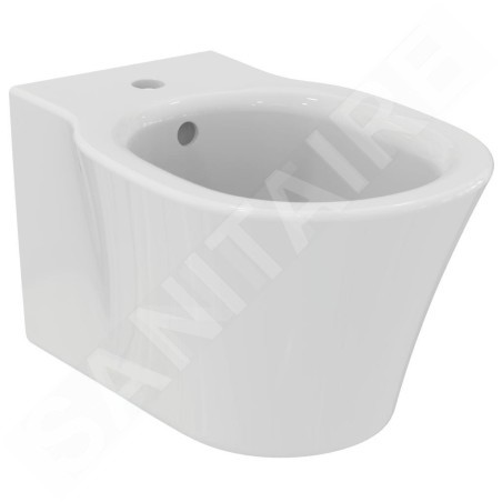 Ideal Standard Connect Air - Bidet suspendu, 360x540 mm, avec trop-plein, trou pour robinetterie, blanc E233501