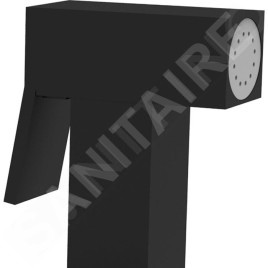 Paffoni Bidet Kit - Mitigeur de bidet encastré, avec douchette et corps, noir mat KITDUP112NO