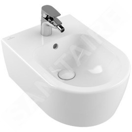 Villeroy & Boch Avento - Bidet suspendu 530x370 mm, CeramicPlus, Stone White 540500RW