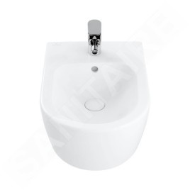 Villeroy & Boch Avento - Bidet suspendu 530x370 mm, CeramicPlus, Stone White 540500RW