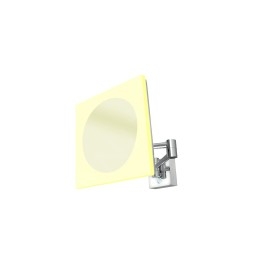 Nimco Miroir de maquillage - Miroir de maquillage mural avec éclairage LED, chrome ZK 20465P-26