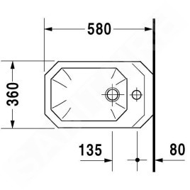 Duravit 1930 - Bidet suspendu, 360mm x 580 mm, blanc - bidet, avec WonderGliss 02661000001