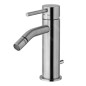 Paffoni Light - Mitigeur de bidet avec garniture de vidage, inox LIG135ST