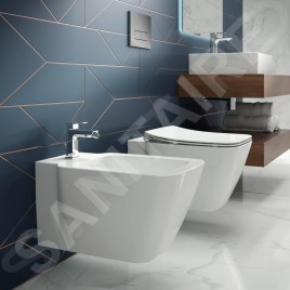 Ideal Standard Strada II - Bidet suspendu avec trop-plein, avec Ideal Plus, blanc T2971MA