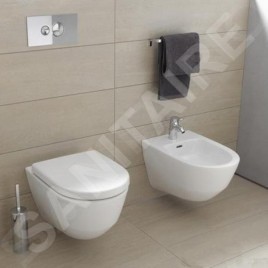 Laufen Pro - Bidet suspendu, 530x360 mm, 1 trou pour robinetterie, blanc H8309520003041