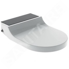 Geberit AquaClean - Abattant de bidet Tuma Comfort, SoftClosing, verre noir 146.272.SJ.1