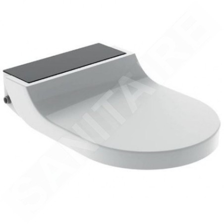 Geberit AquaClean - Abattant de bidet Tuma Comfort, SoftClosing, verre noir 146.272.SJ.1