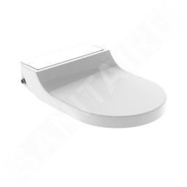 Geberit AquaClean - Abattant de bidet Tuma Comfort, SoftClosing, verre/blanc 146.272.SI.1