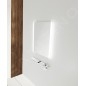 Nimco Miroirs - Miroir dans un cadre avec éclairage LED, 900x700 mm, aluminium ZP 17019V