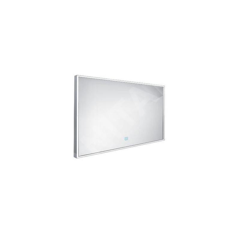 Nimco Miroirs - Miroir avec cadre éclairage LED, 1200x700 mm, aluminium ZP 13006V Nimco Miroirs - Miroir avec cadre éclairage LED, 1200x700 mm, aluminium ZP 13006V