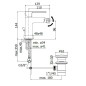 Paffoni Effe - Mitigeur de bidet avec vidage, chrome EF135CR