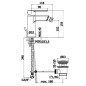 Paffoni West - Mitigeur de bidet avec vidage, chrome WS135CR