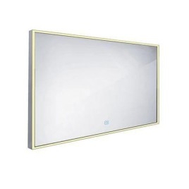 Nimco Miroirs - Miroir avec cadre éclairage LED, 1200x700 mm, aluminium ZP 13006V