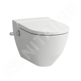 Laufen Cleanet Navia - Bidet électronique avec céramique, arrivée d'eau latérale, Rimless, SoftClose, blanc H8206017577171