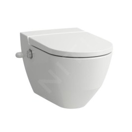 Laufen Cleanet Navia - Bidet électronique avec céramique, arrivée d'eau latérale, SoftClose, Rimless, avec LCC, blanc