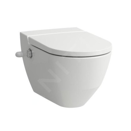 Laufen Cleanet Navia - Bidet électronique avec céramique, arrivée d'eau latérale, SoftClose, Rimless, avec LCC, blanc
