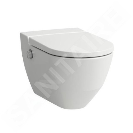 Laufen Cleanet Navia - Bidet électronique en céramique, Rimless, SoftClose, avec LCC, blanc H8206014000001