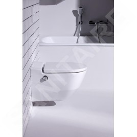 Laufen Cleanet Navia - Bidet électronique en céramique, Rimless, SoftClose, avec LCC, blanc H8206014000001