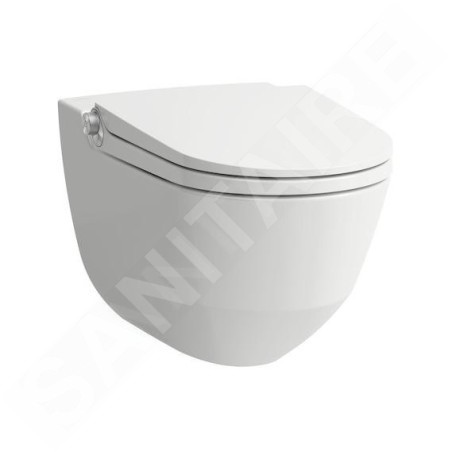 Laufen Cleanet Riva - Bidet électronique avec céramique, Rimless, SoftClose, blanc H8206917570001