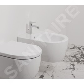 Ideal Standard Blend - Bidet suspendu, 355x540 mm, avec trop-plein, trou pour robinet, blanc T375001