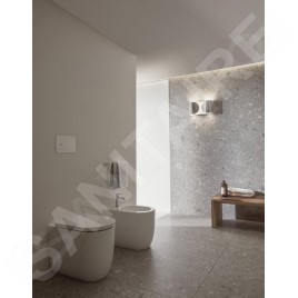 Ideal Standard Blend - Bidet à poser, 355x560 mm, avec trop-plein, trou pour robinet, blanc T375301