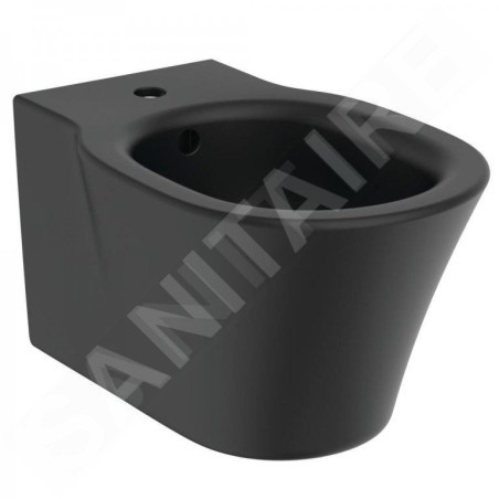 Ideal Standard Connect Air - Bidet suspendu, 1 trou pour robinetterie, noir E0266V3