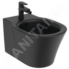 Ideal Standard Connect Air - Bidet suspendu, 1 trou pour robinetterie, noir E0266V3