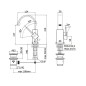 Paffoni Level - Mitigeur de bidet avec vidage, chrome LEA837CR