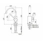 Paffoni Level - Mitigeur de bidet, chrome LEA838CR
