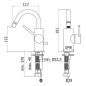 Paffoni Light - Mitigeur de bidet, inox LIG138ST