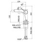 Paffoni Rock - Mitigeur de bidet, inox RO131ST