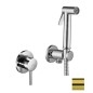 Paffoni Bidet Kit - Mitigeur de bidet encastré, avec douchette et corps, or KITDUP110HG