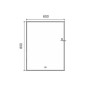 Nimco Miroirs - Miroir avec cadre éclairage LED, 600x800 mm, aluminium ZP 13002V Nimco Miroirs - Miroir avec cadre éclairage LED, 600x800 mm, aluminium ZP 13002V