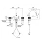 Paffoni Jo - Mitigeur de bidet, chrome JO119CR